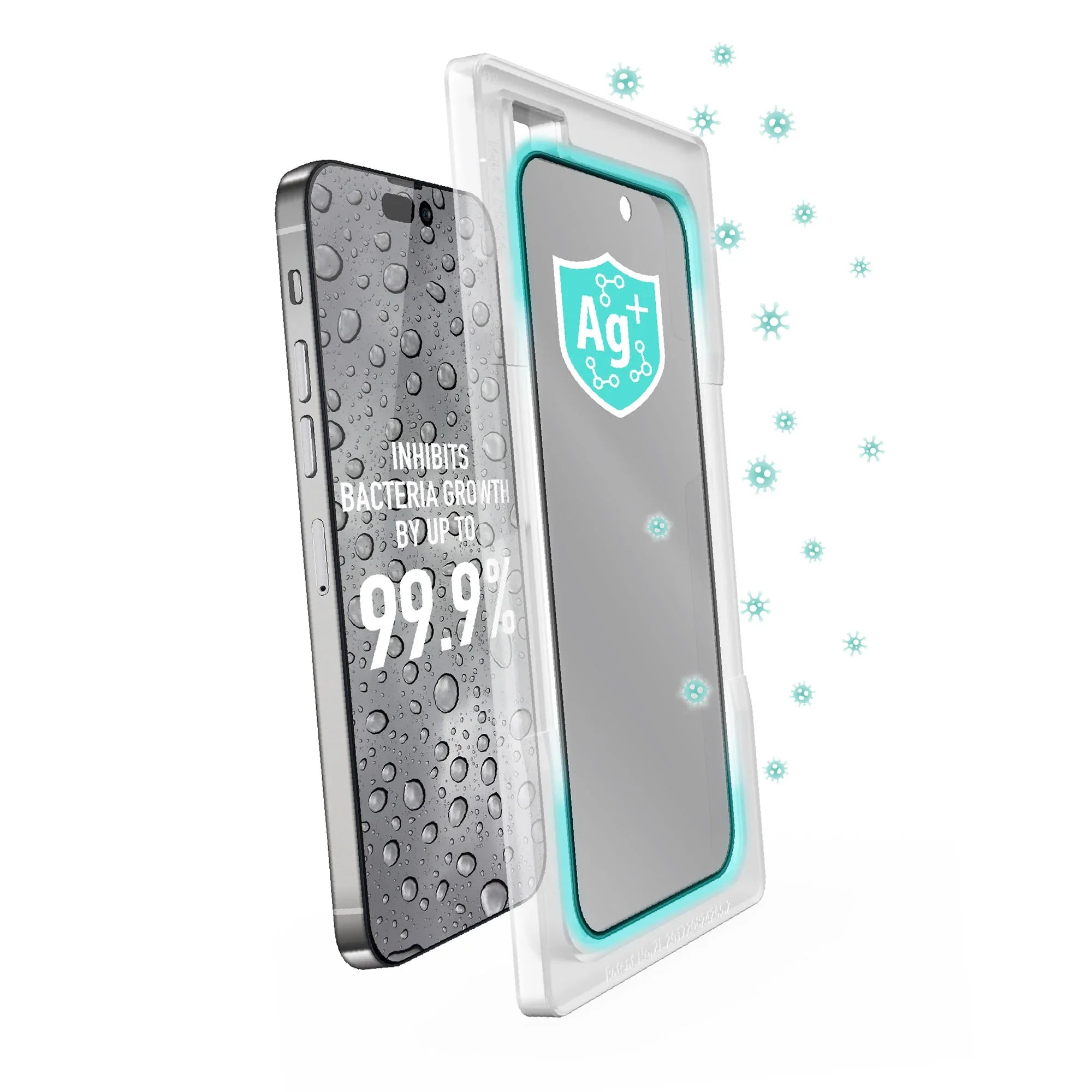 Torrii Bodyglass Screen Protector Anti-Bacterial Coating For iPhone 14 Pro – Privacy Black - Tashqila Torrii Bodyglass Screen Protector Anti-Bacterial Coating For iPhone 14 Pro – Privacy Black - Tashqila